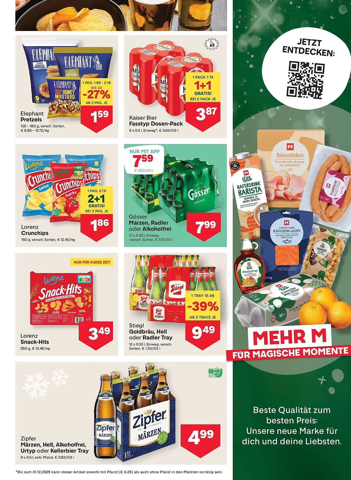 MPreis Flugblatt von 18. Dezember bis 24. Dezember 2025 - Flugblätt seite  13