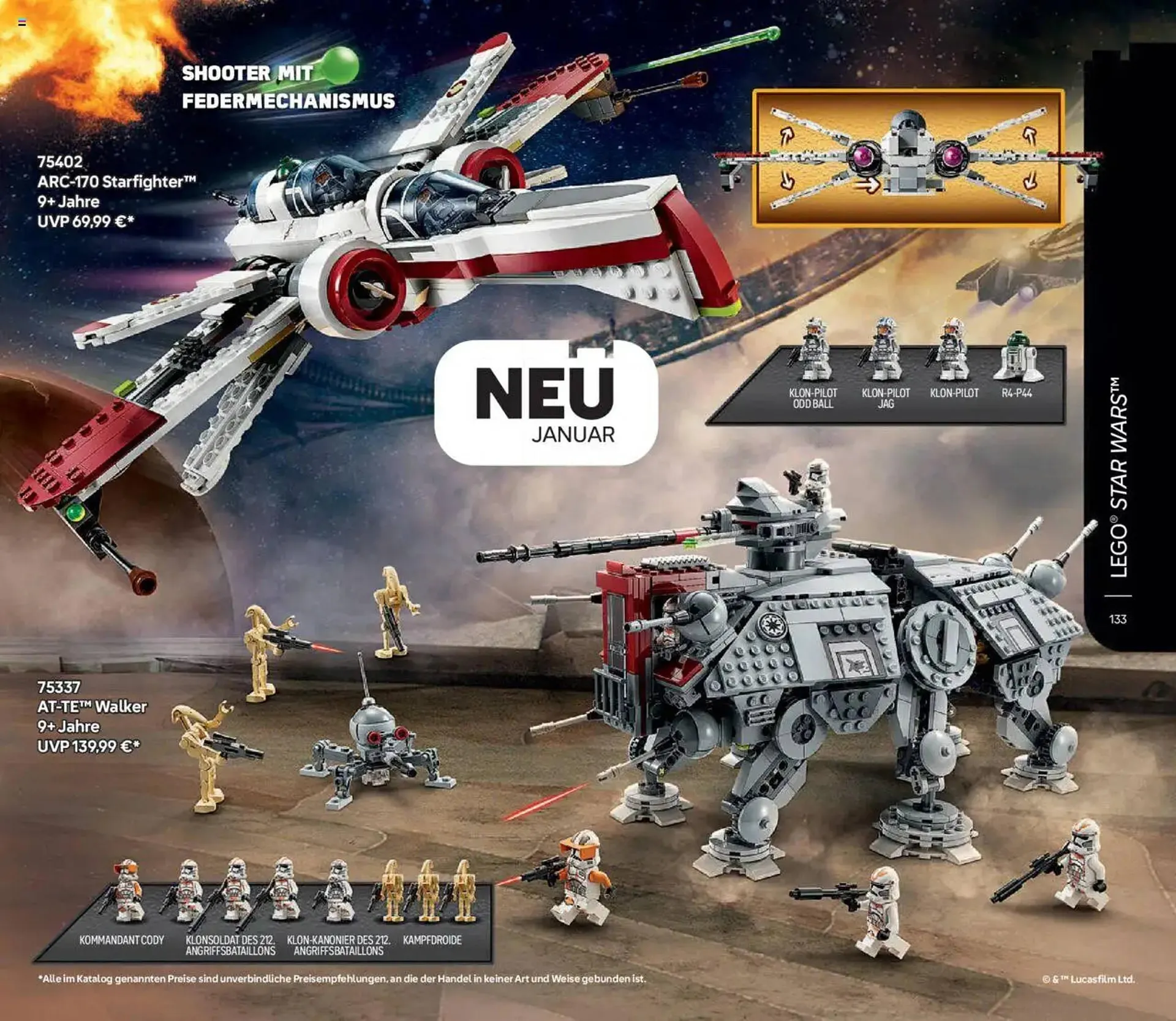 Lego Flugblatt von 3. Jänner bis 4. Juli 2025 - Flugblätt seite  135