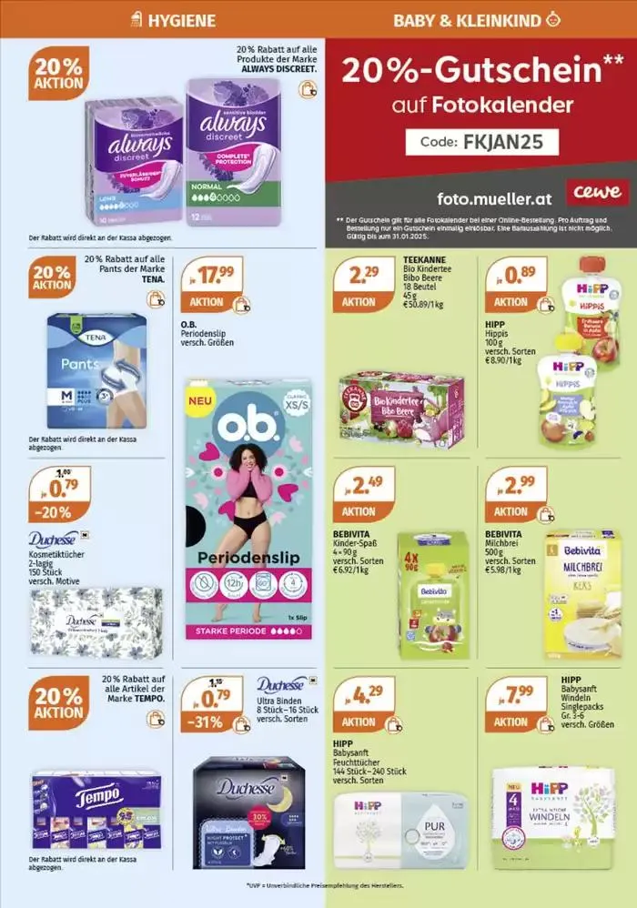 Müller flugblatt von 7. Jänner bis 14. Jänner 2025 - Flugblätt seite 10