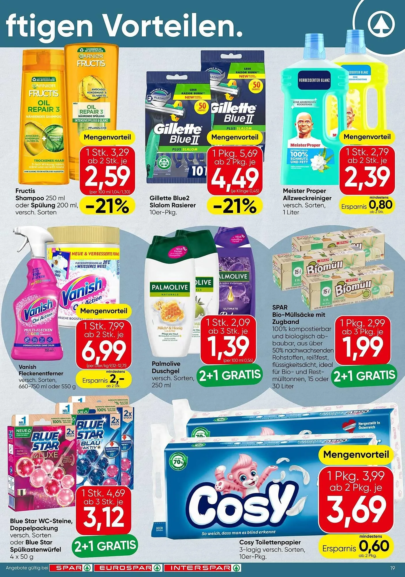 Spar Flugblatt von 9. April bis 22. April 2026 - Flugblätt seite 19