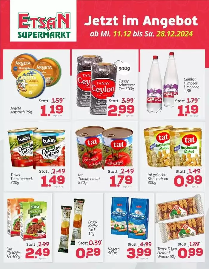 ETSAN Aktuelle Angebote von 28. Dezember bis 11. Jänner 2025 - Flugblätt seite 5