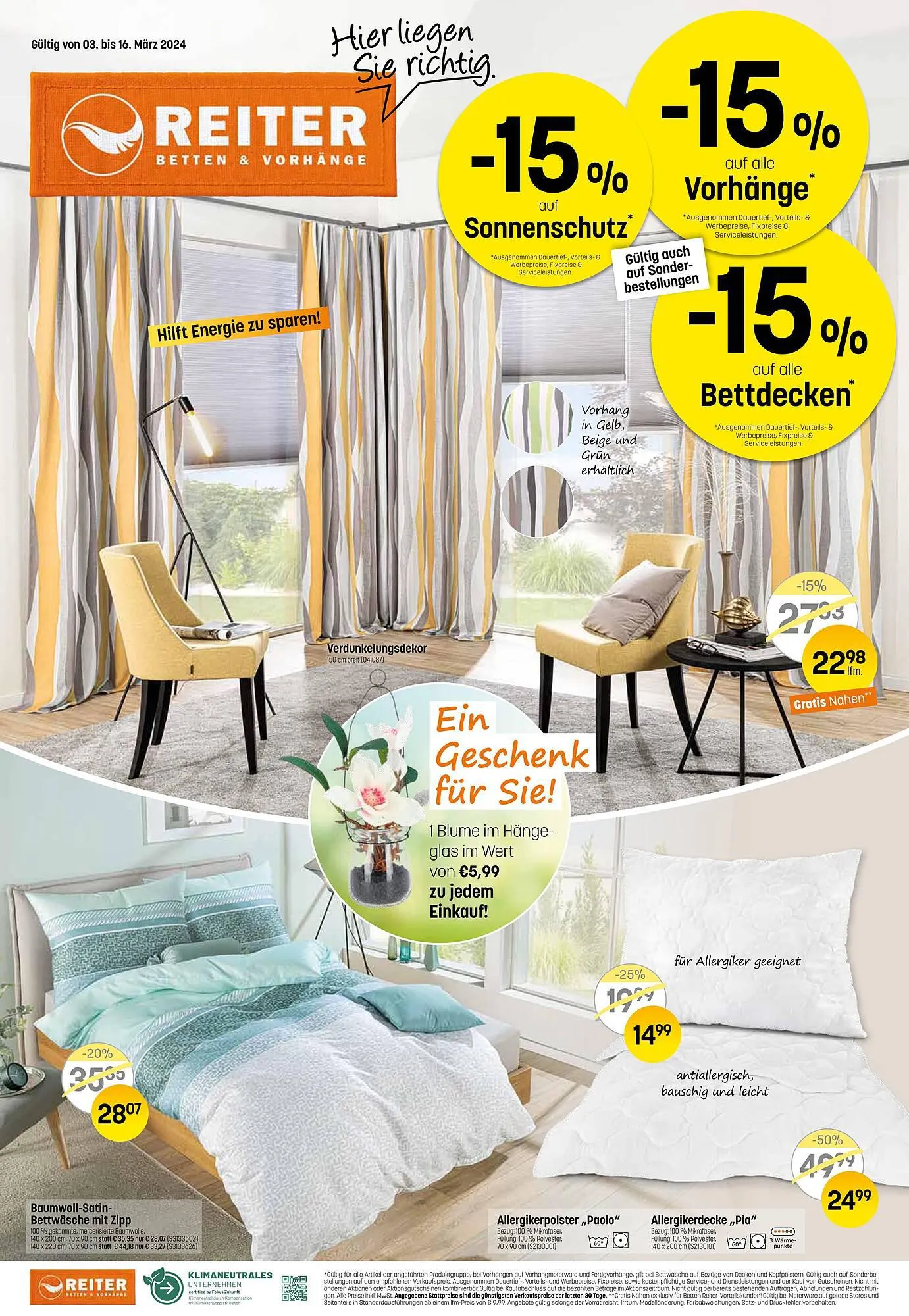 Reiter Flugblatt von 3. März bis 16. März 2024 - Flugblätt seite  