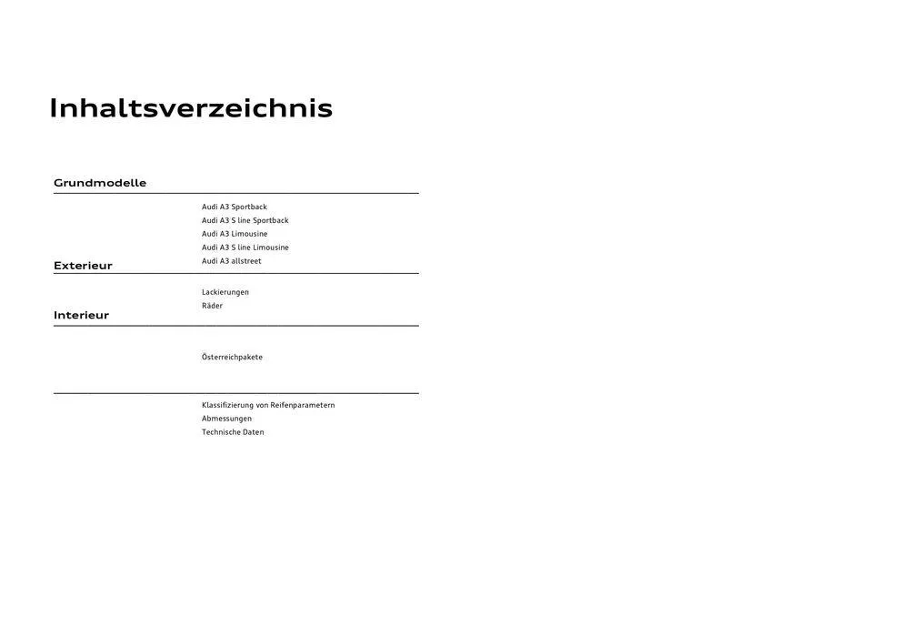 Audi A3 Sportback von 20. März bis 20. März 2025 - Flugblätt seite 3