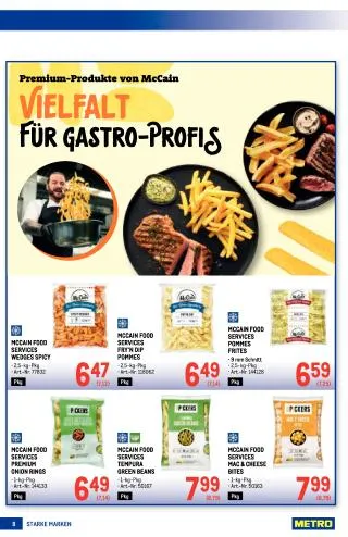 METRO Flugblatt Food von 23. Juli bis 5. August 2026 - Flugblätt seite 8