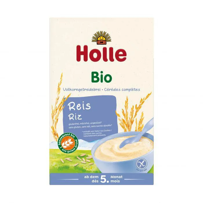 Holle Bio-Vollkorngetreidebrei Reis 250g