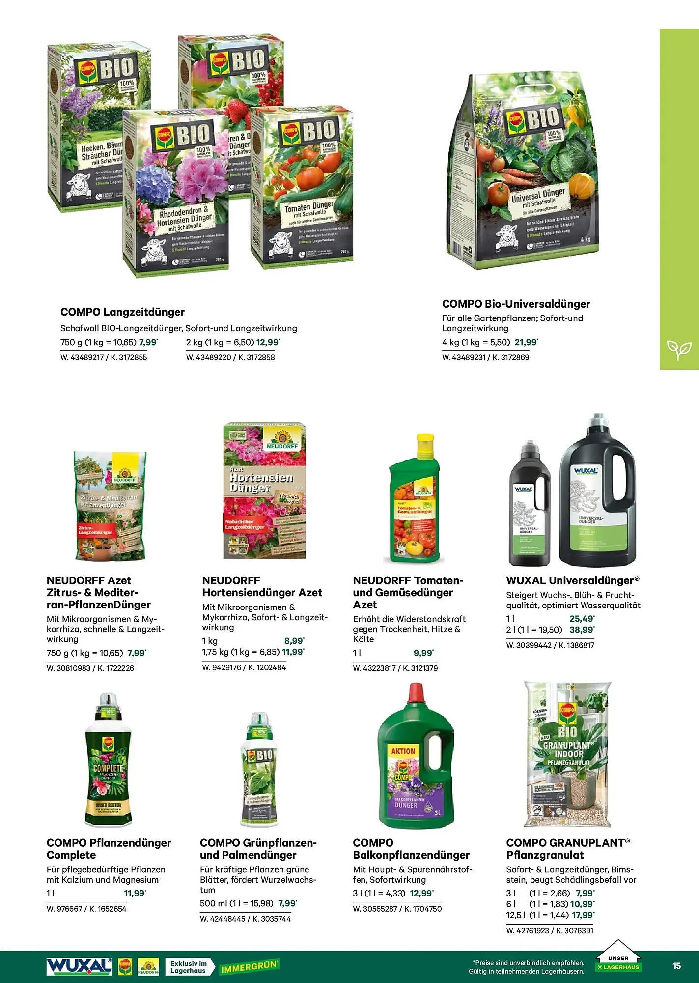 Lagerhaus Flugblatt von 22. Februar bis 31. Mai 2026 - Flugblätt seite  15