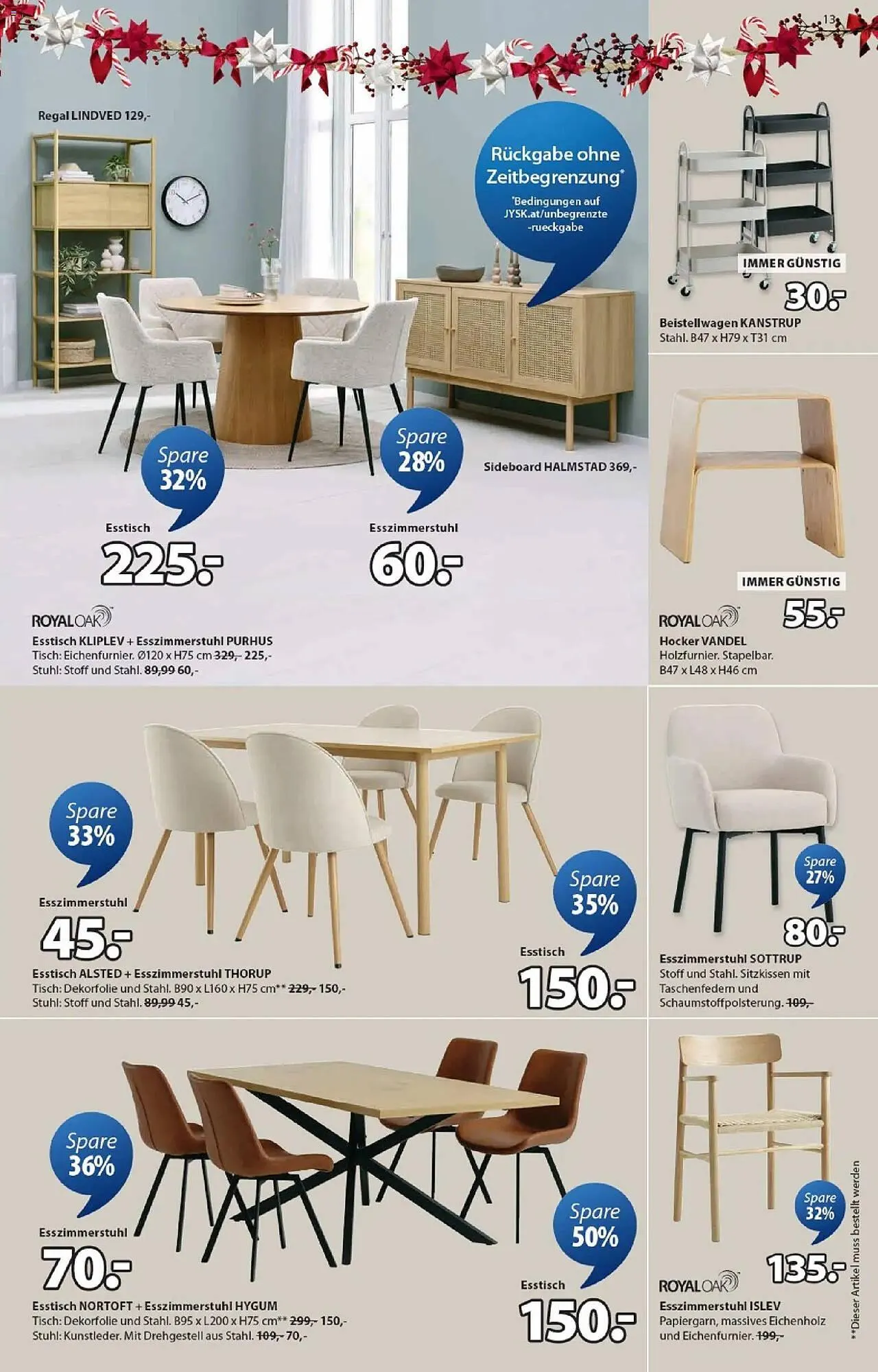 JYSK Flugblatt von 1. Dezember bis 6. Jänner 2026 - Flugblätt seite 13