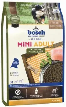 bosch High Premium Concept Mini Adult 3kg mit Geflügel und Hirse