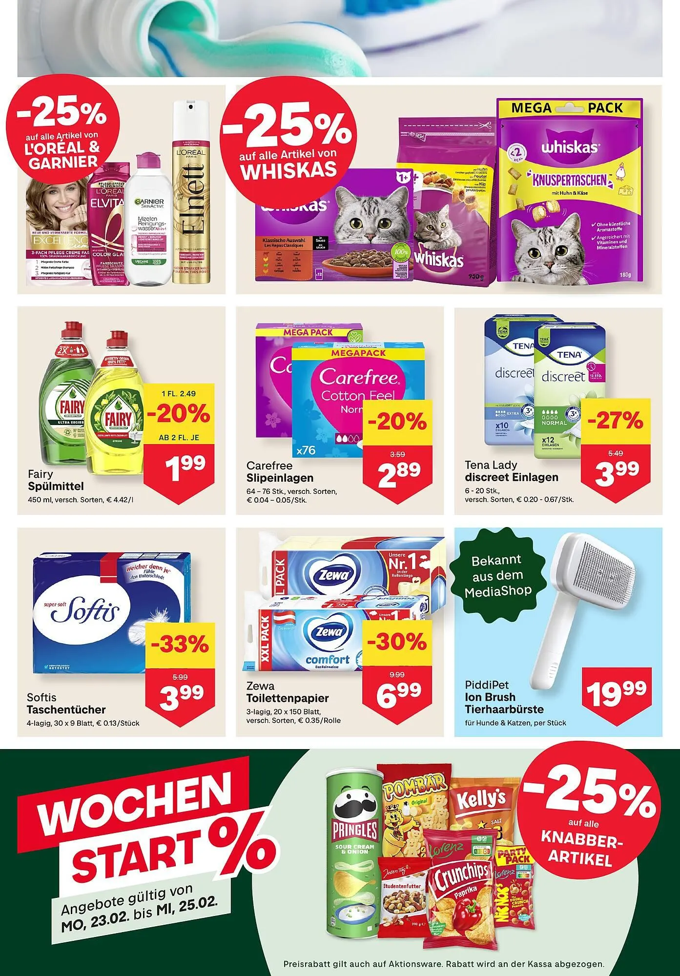 MPreis Flugblatt von 19. Februar bis 25. Februar 2026 - Flugblätt seite 15