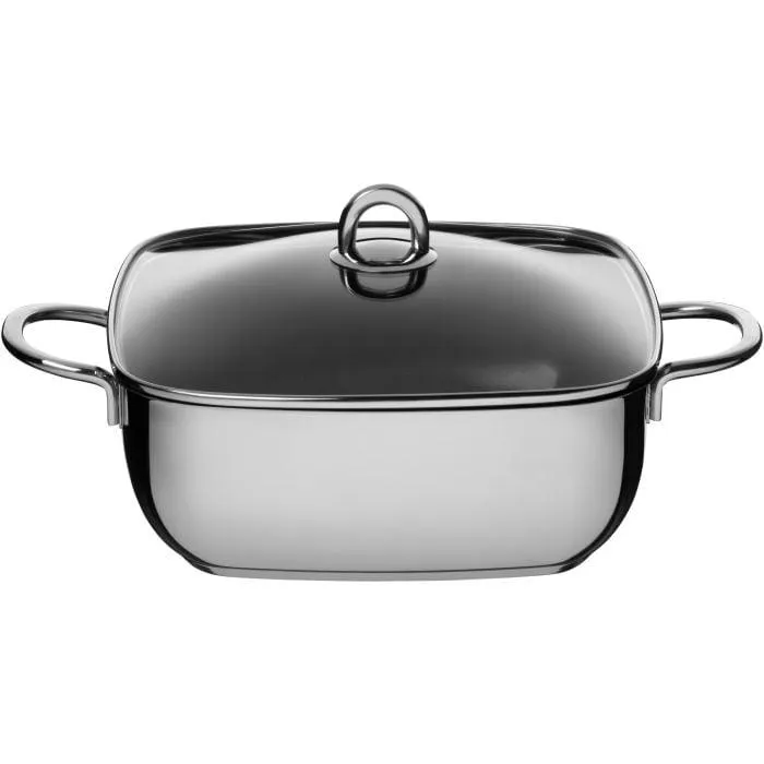 Silit Studio Schmorkasserolle mit Glasdeckel, 29 x 29 cm