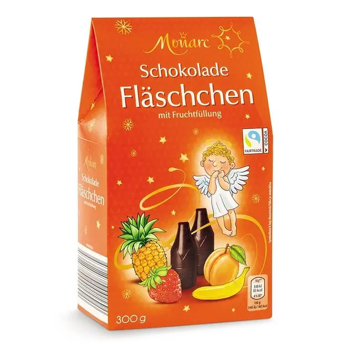 MONARC Schokofläschchen, Alkoholfrei
