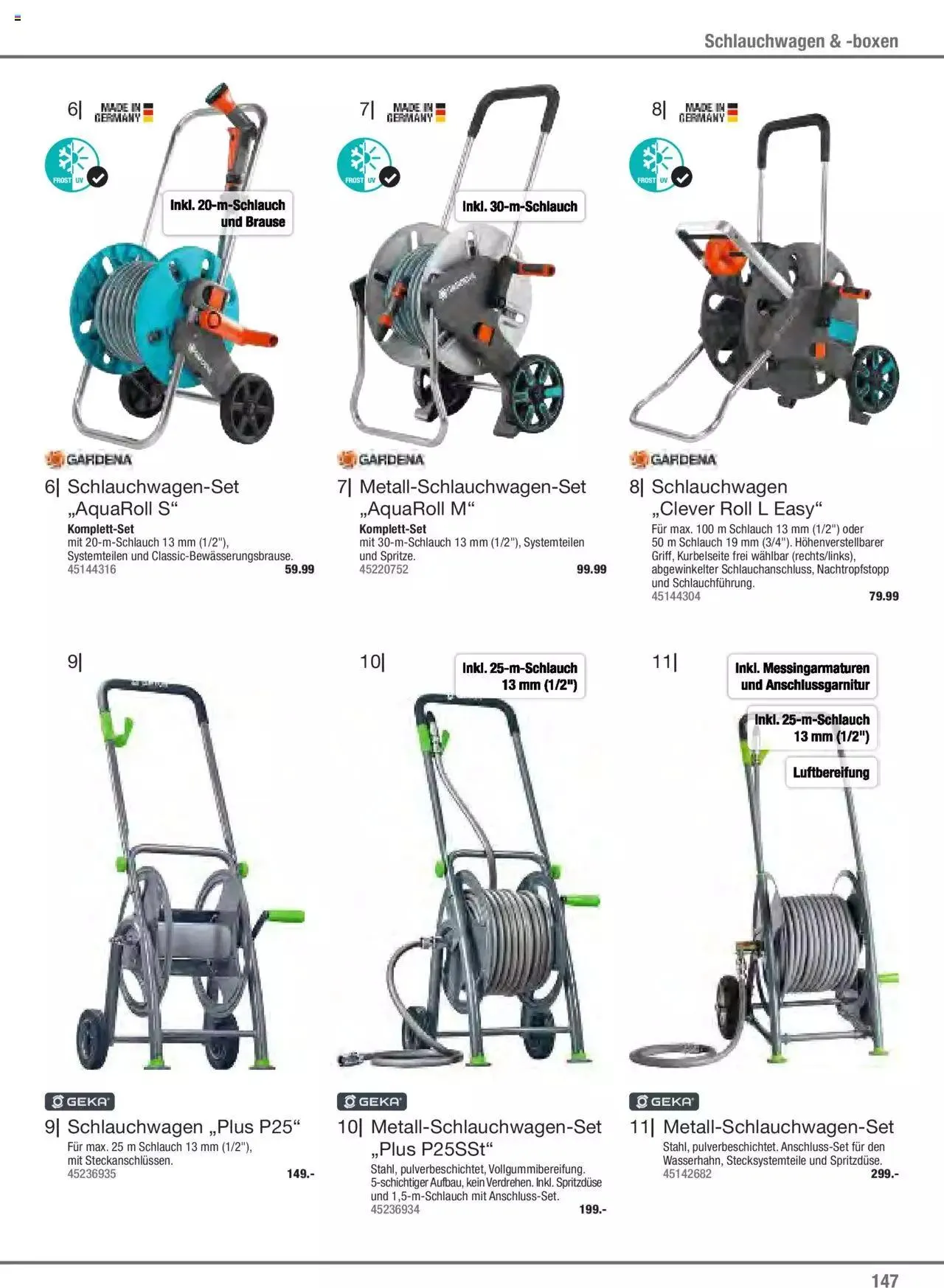 Hagebau Gartenjahr 2023 von 7. März bis 31. Dezember 2023 - Flugblätt seite 147