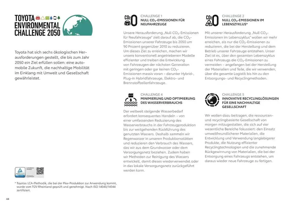 Toyota bZ4X  von 7. Dezember bis 7. Dezember 2025 - Flugblätt seite  44