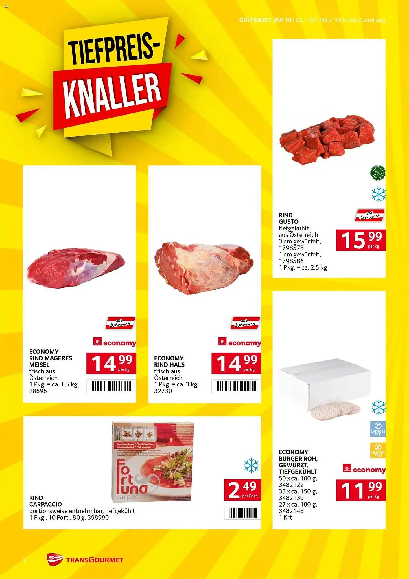 Transgourmet Flugblatt von 2. März bis 7. März 2026 - Flugblätt seite 2