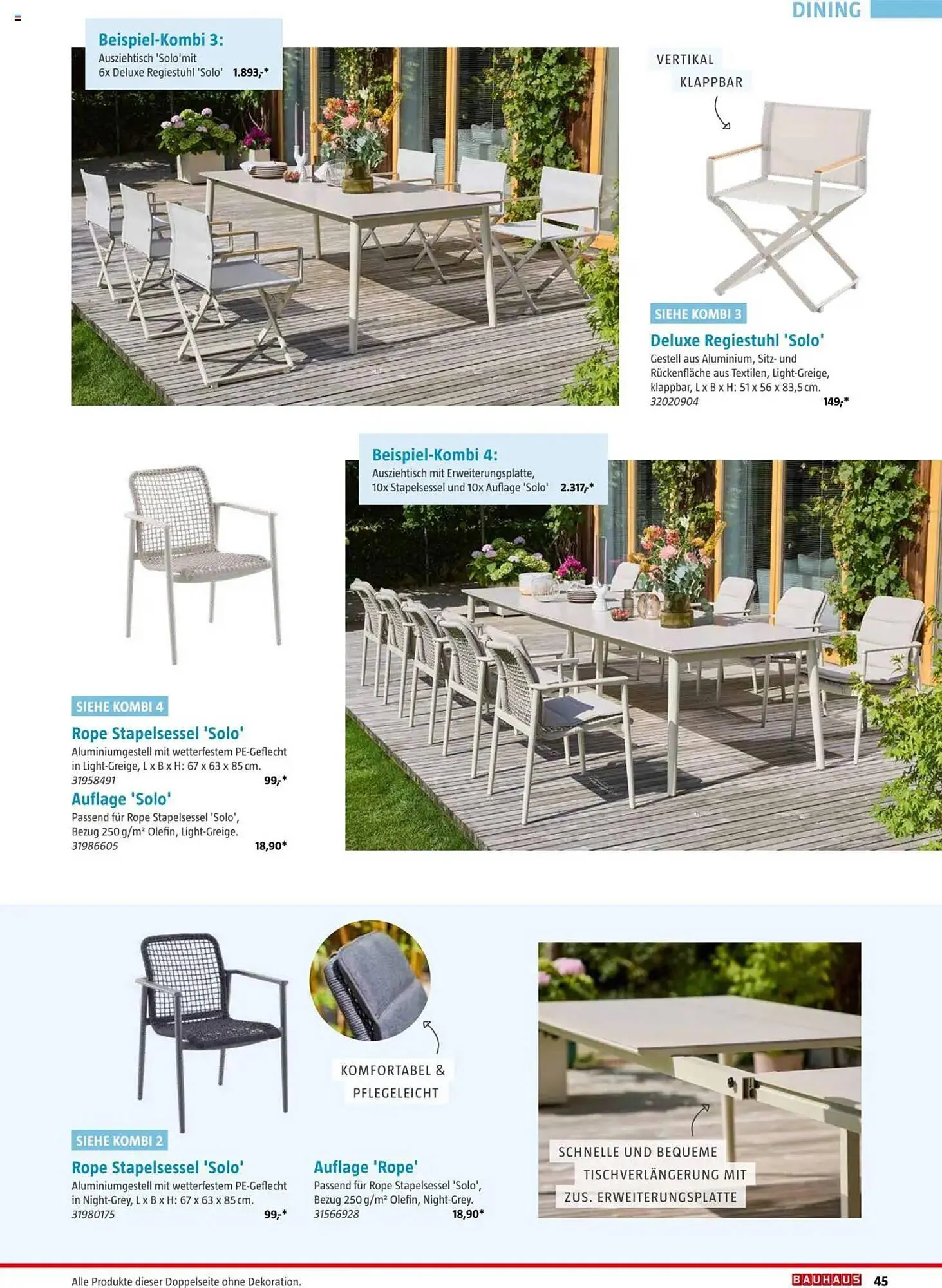 Bauhaus Flugblatt von 4. März bis 4. Jänner 2026 - Flugblätt seite  45