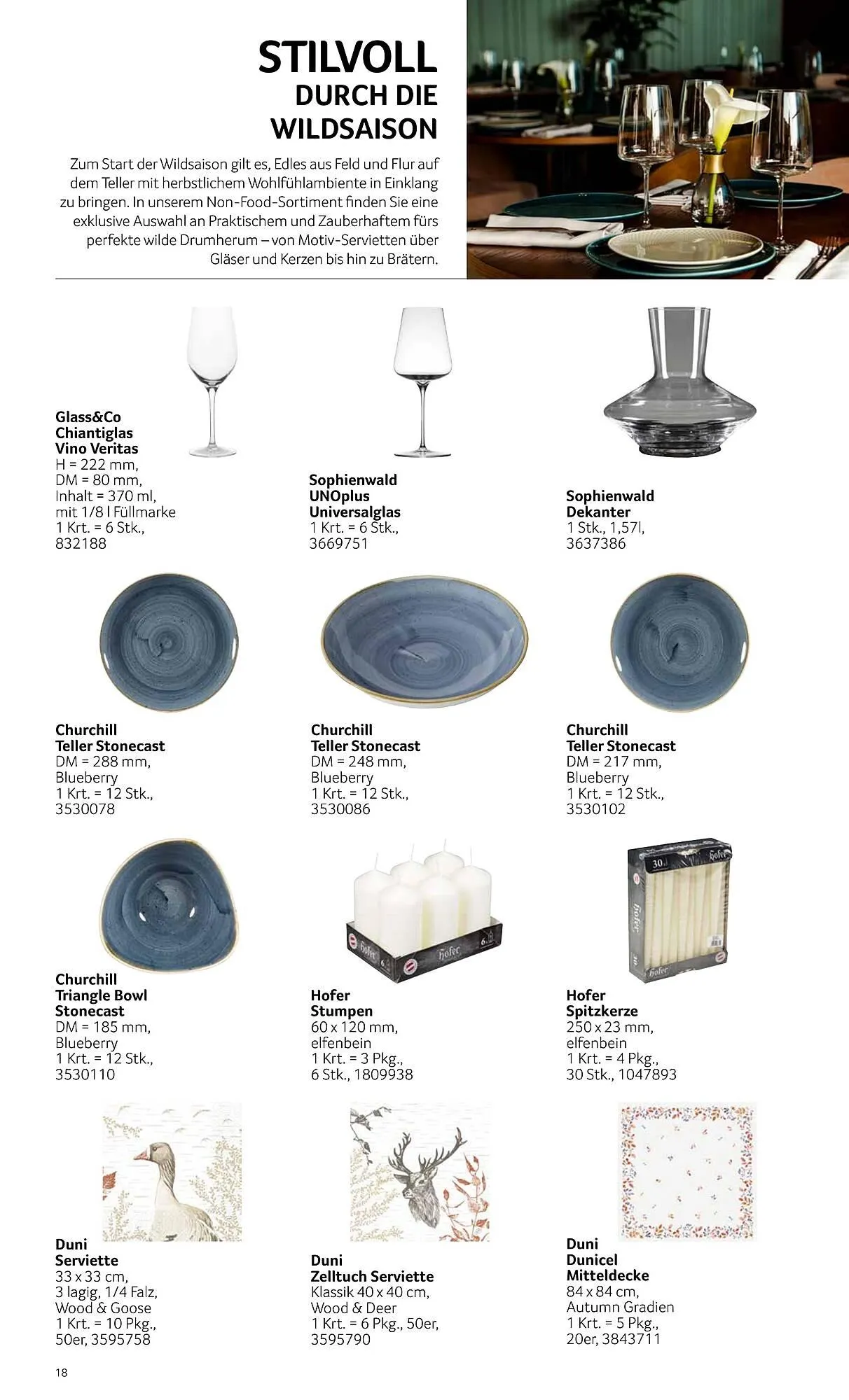 Transgourmet Flugblatt von 1. September bis 27. Dezember 2025 - Flugblätt seite 18