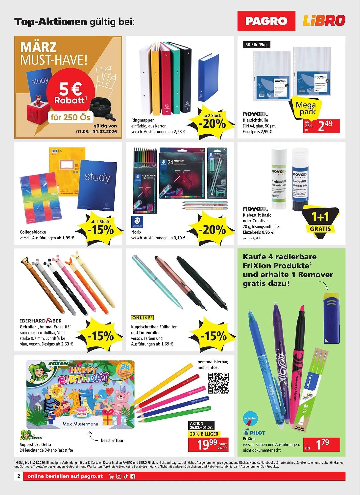Pagro Diskont Flugblatt von 26. Februar bis 4. März 2026 - Flugblätt seite  2
