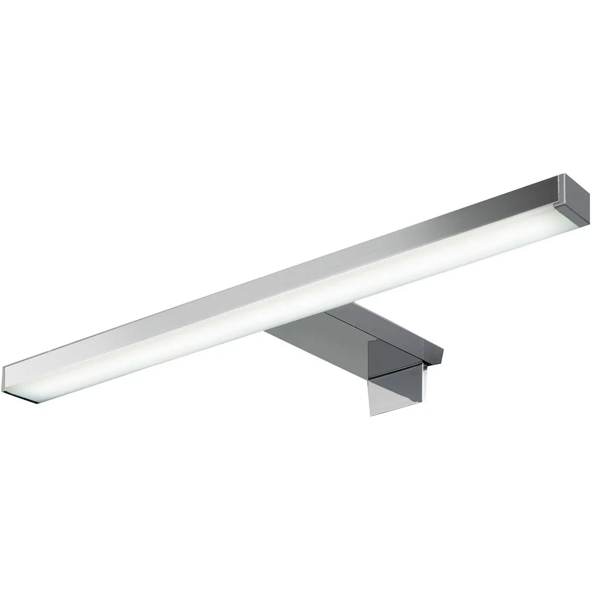 Fackelmann Aufsatzleuchte B.clever 30 x 4 x 12,5 cm silber