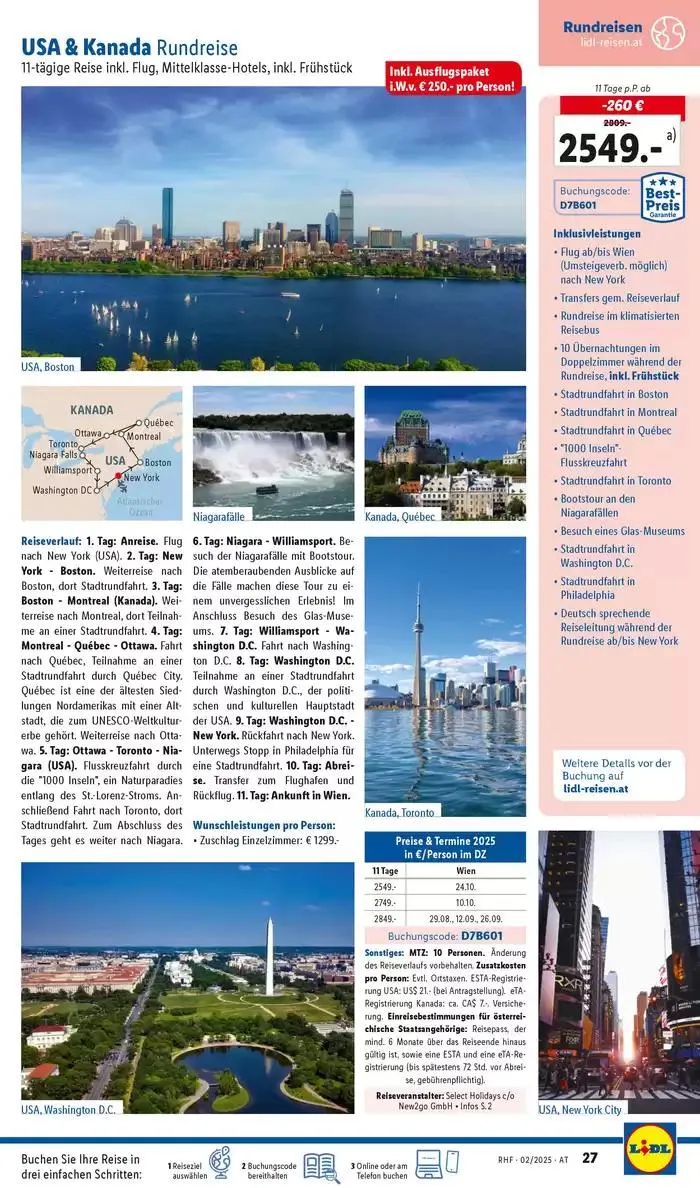 Aktuelle Reiseprospekte Hauptprospekt Februar von 29. Jänner bis 28. Februar 2025 - Flugblätt seite 27