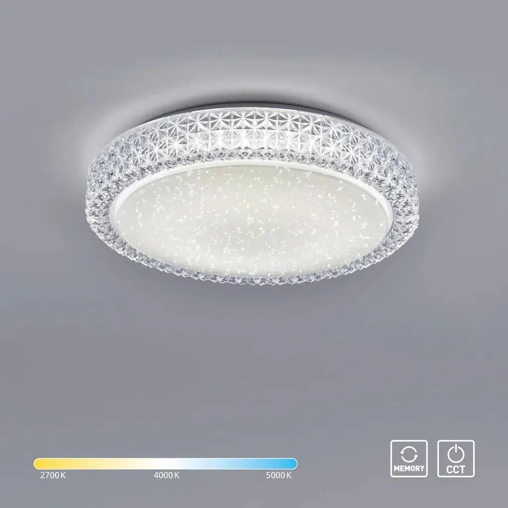 JUST LIGHT Deckenleuchte »FRIDA«, 1 flammig, Leuchtmittel LED-Board | LED fest integriert, LED, CCT-unable white, Serienschalter, Memory, nach Trennung vom Netz