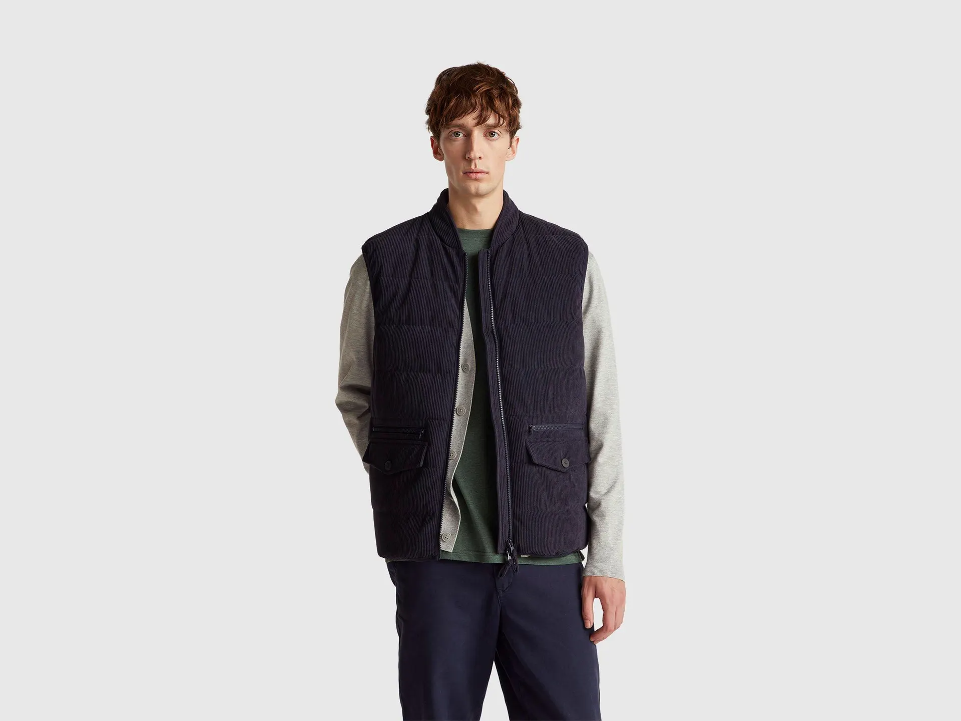 Samtweste mit Taschen