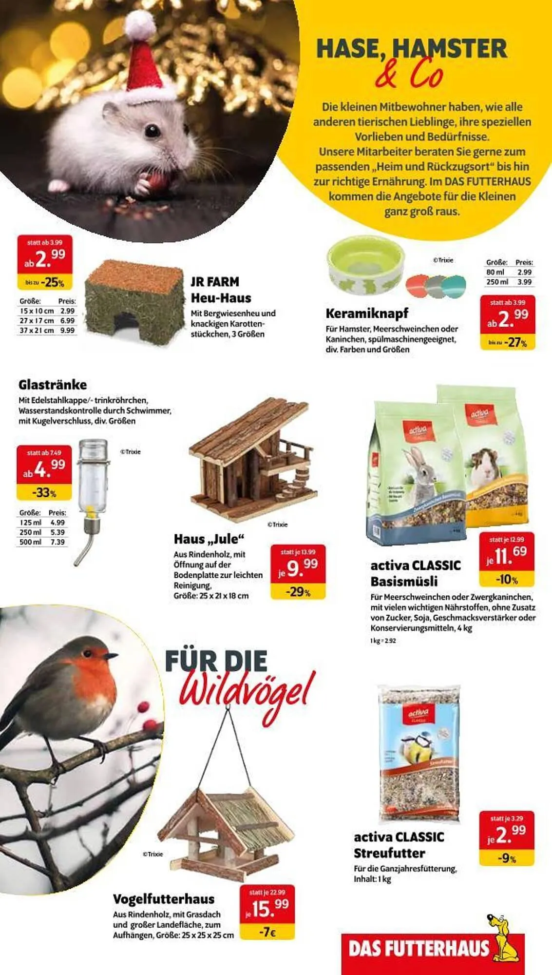 Das Futterhaus Flugblatt von 28. November bis 5. Dezember 2024 - Flugblätt seite 9