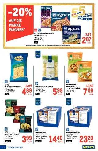 METRO Flugblatt Food - Profi von 11. Juni bis 24. Juni 2026 - Flugblätt seite 32