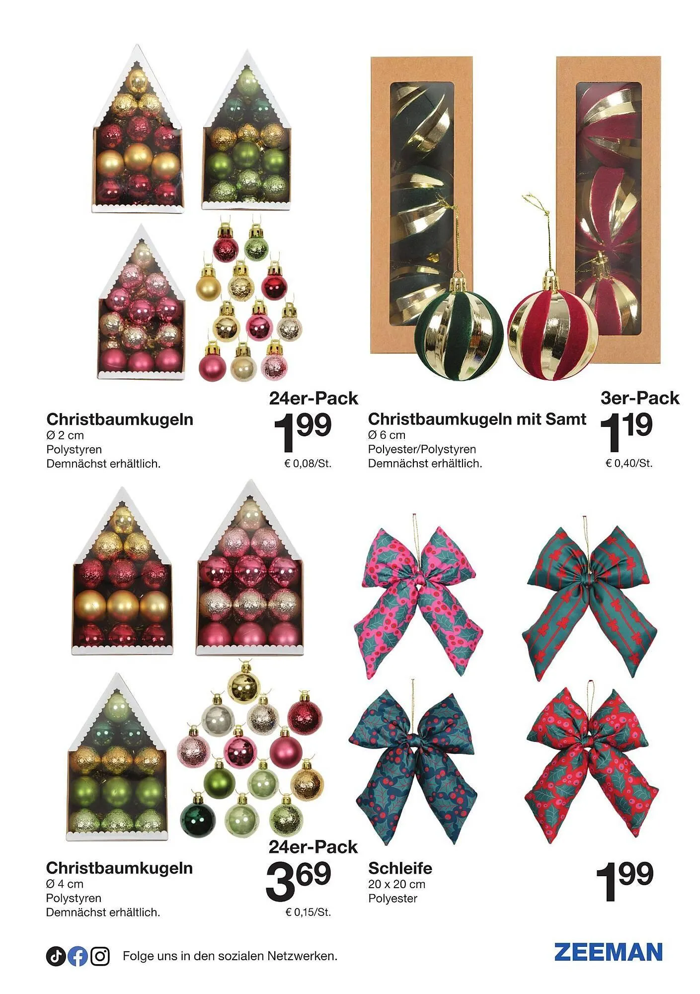 Zeeman Prospekt von 8. November bis 21. November 2025 - Flugblätt seite 25