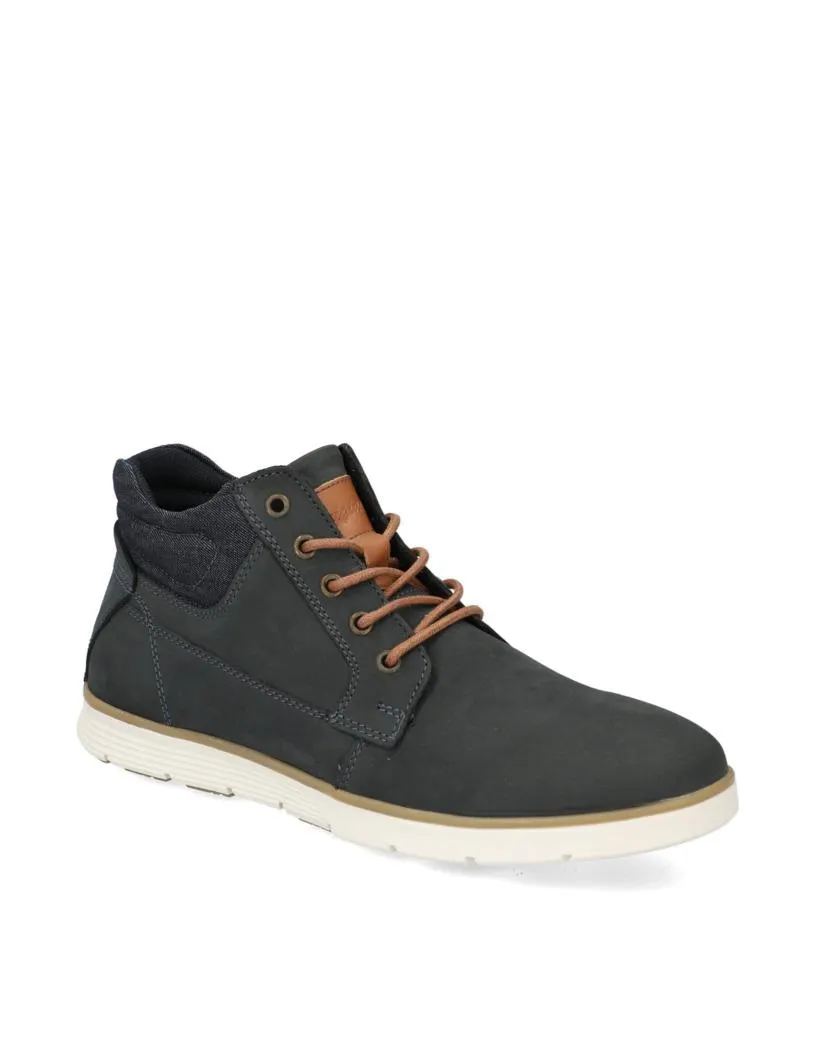 Nubukleder Sneaker Mid Cut