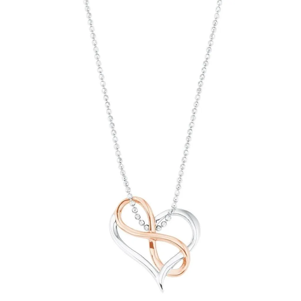 Amor Kette mit Anhänger »Herz mit Infinity/Unendlichkeitsschleife«