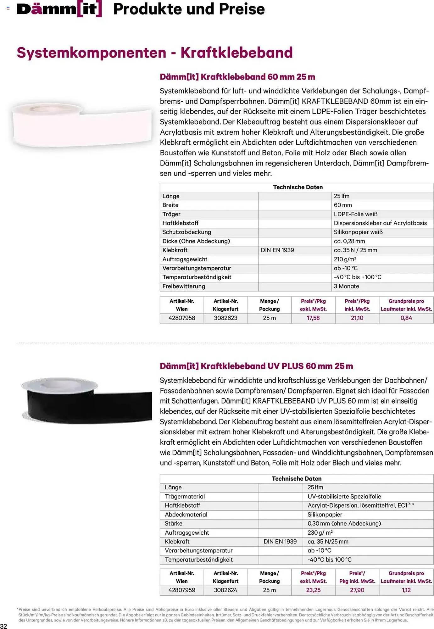 Lagerhaus Flugblatt von 8. Jänner bis 31. Dezember 2025 - Flugblätt seite  32