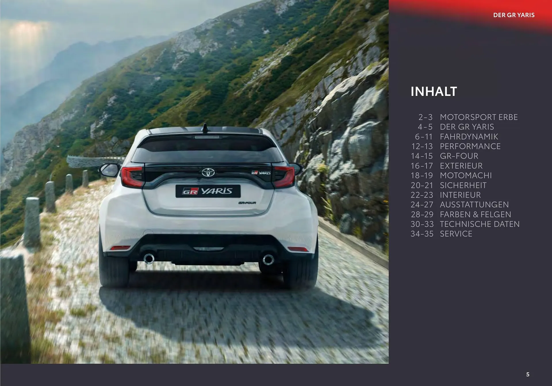 Toyota GR Yaris Flugblatt von 11. Juli bis 10. Jänner 2025 - Flugblätt seite 5