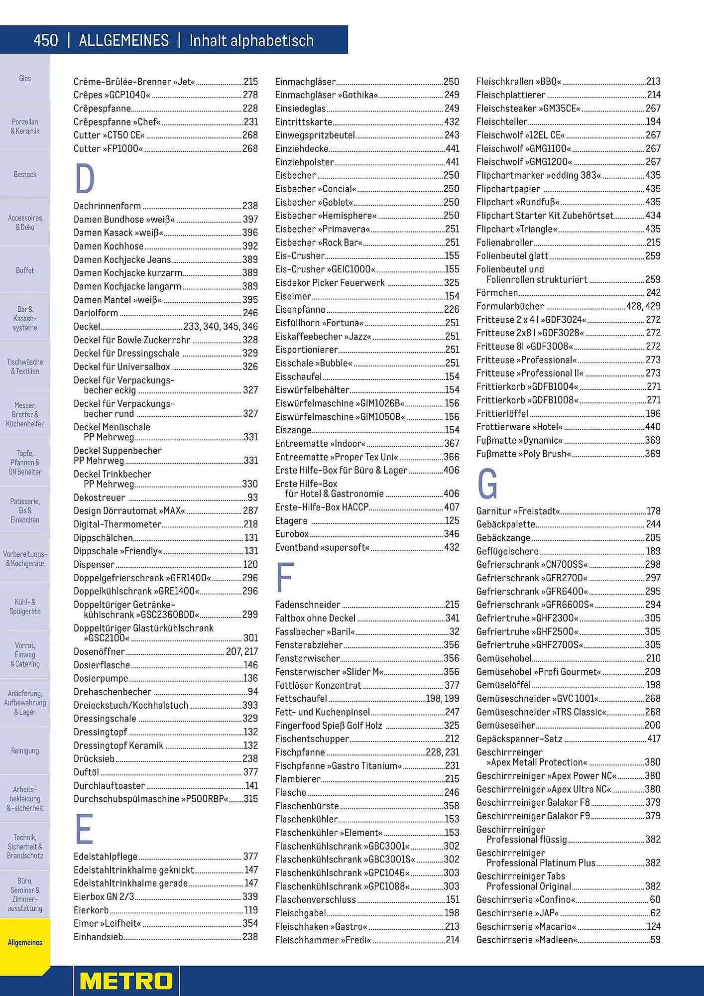 Metro Flugblatt von 25. März bis 31. Dezember 2026 - Flugblätt seite  450