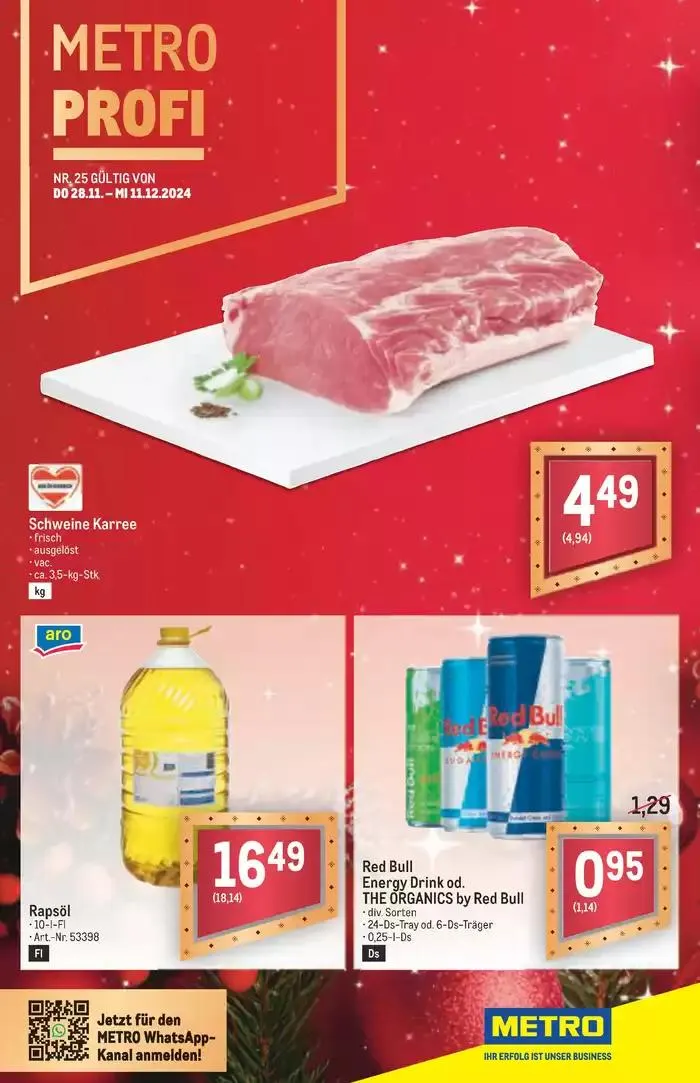 Unsere besten Deals für Sie von 28. November bis 11. Dezember 2024 - Flugblätt seite  1