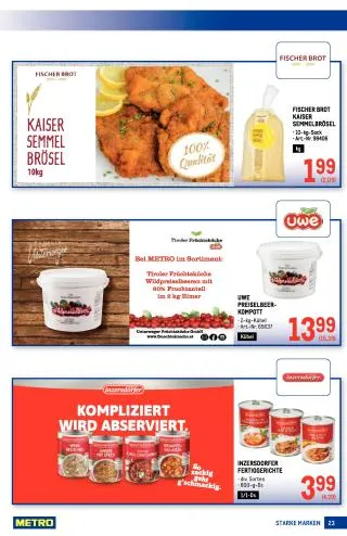 METRO Flugblatt Food von 3. September bis 16. September 2026 - Flugblätt seite  23