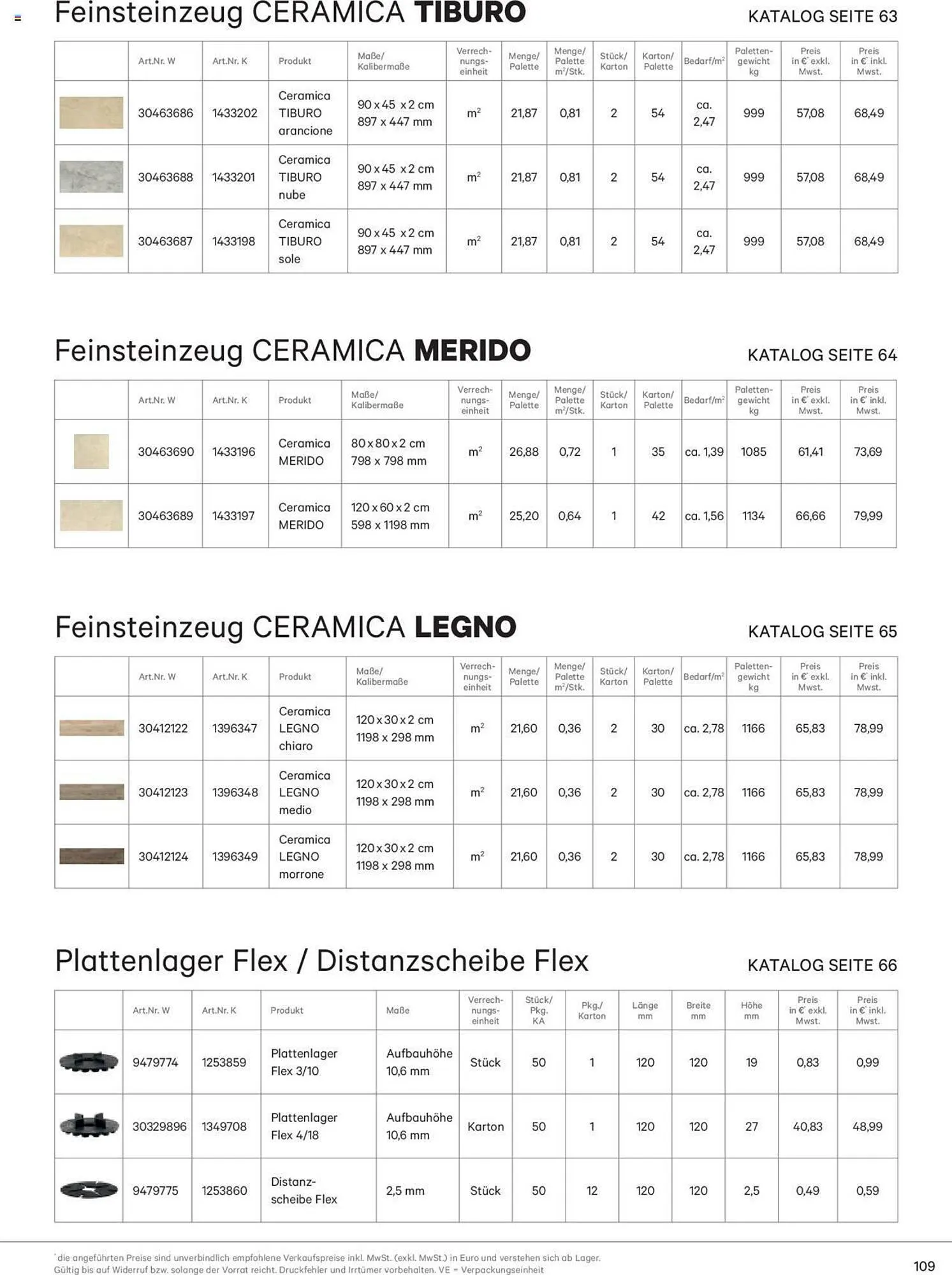 Lagerhaus Flugblatt von 2. März bis 31. Dezember 2023 - Flugblätt seite 109