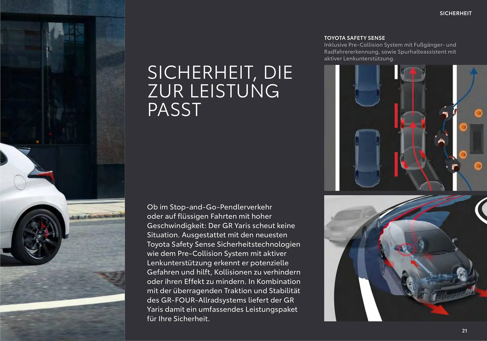 Toyota GR Yaris Flugblatt von 11. Juli bis 10. Jänner 2025 - Flugblätt seite  21