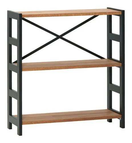 Scaffale INTRUP largo 3 ripiani rovere