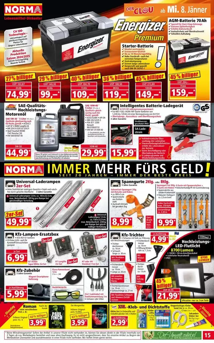 Exklusive Schnäppchen von 7. Jänner bis 11. Jänner 2025 - Flugblätt seite 15