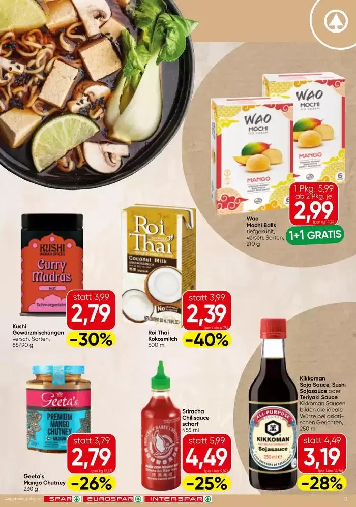 Jetzt sparen mit unseren Deals von 29. Jänner bis 12. Februar 2025 - Flugblätt seite  13