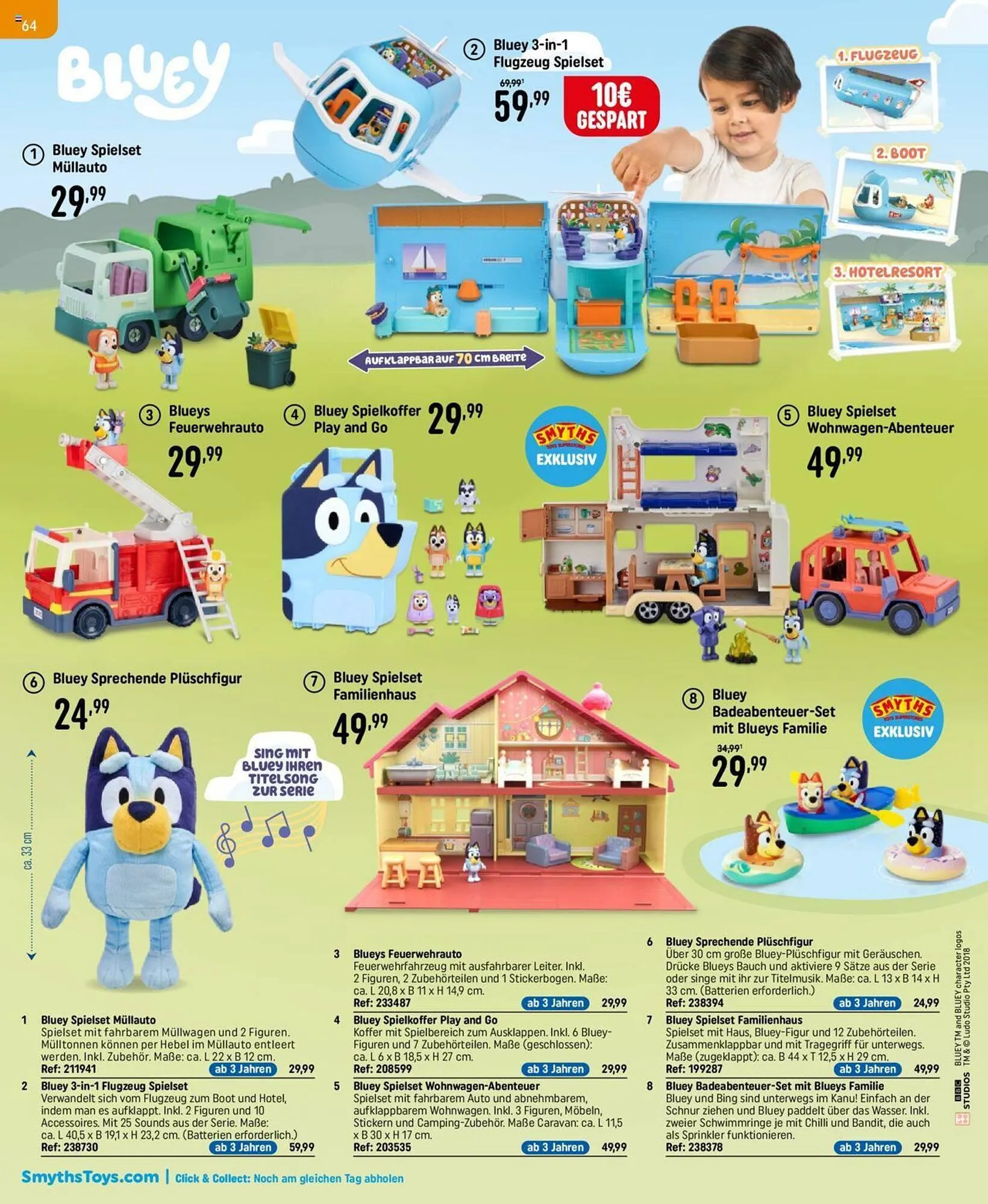 Smyths Toys Flugblatt von 25. September bis 13. Dezember 2024 - Flugblätt seite  64