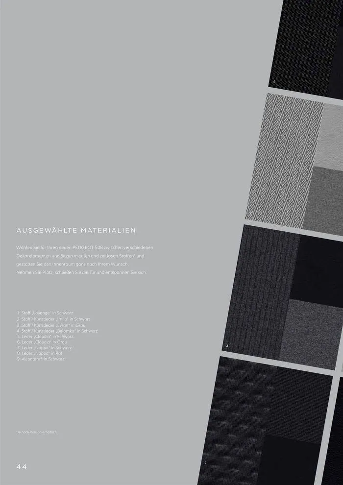 Der Neue Peugeot 508 von 12. Juni bis 12. Juni 2024 - Flugblätt seite 44