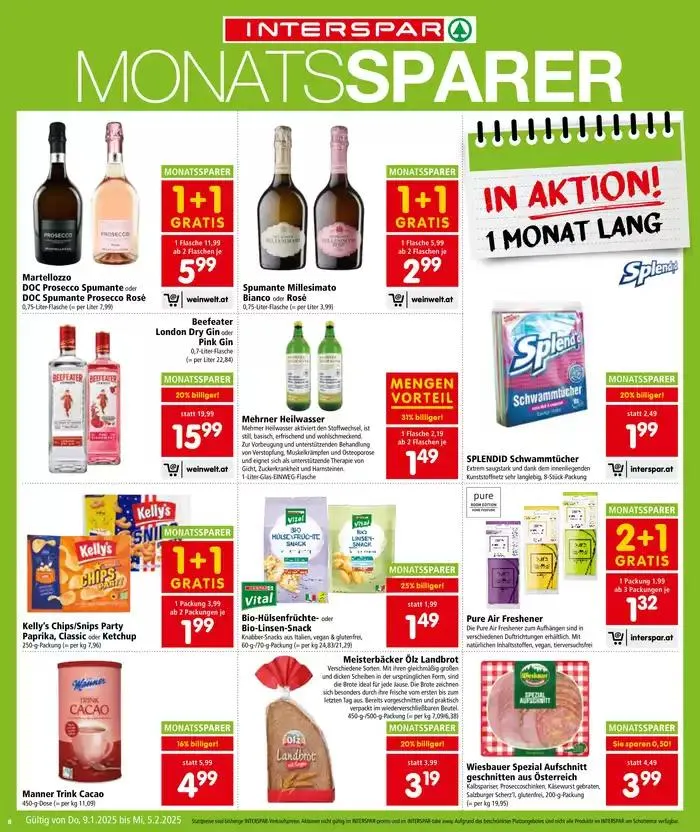 Rabatte und Aktionen von 10. Jänner bis 17. Jänner 2025 - Flugblätt seite 8