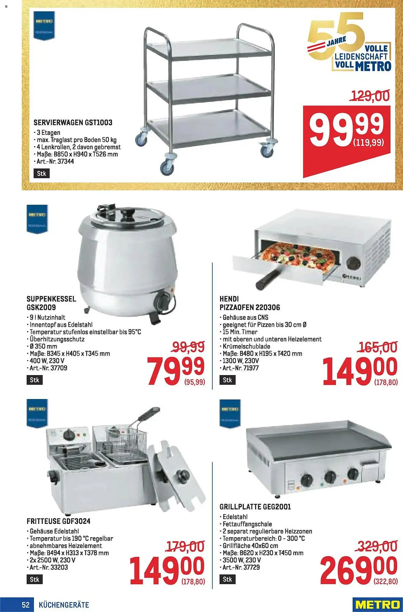 Metro Flugblatt von 19. März bis 1. April 2026 - Flugblätt seite  52