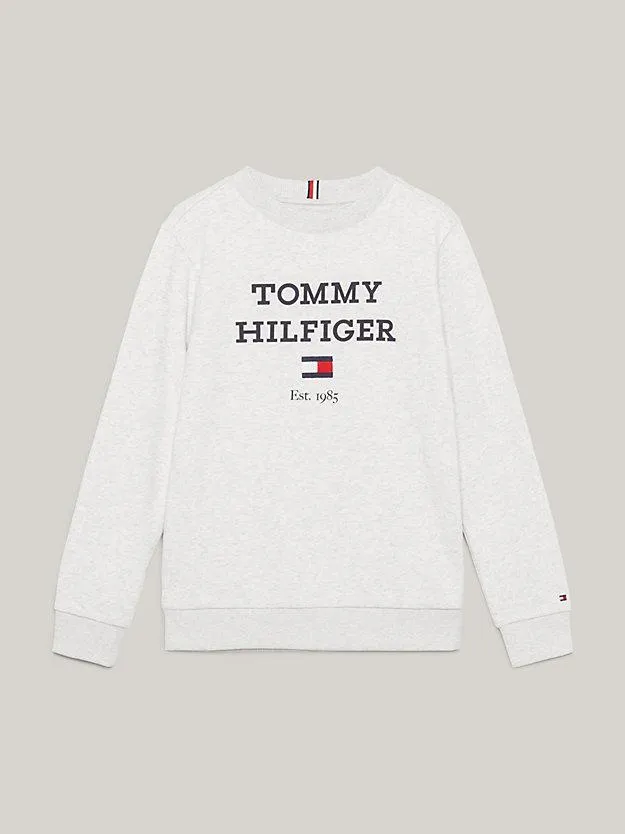 Sweatshirt mit großem Logo