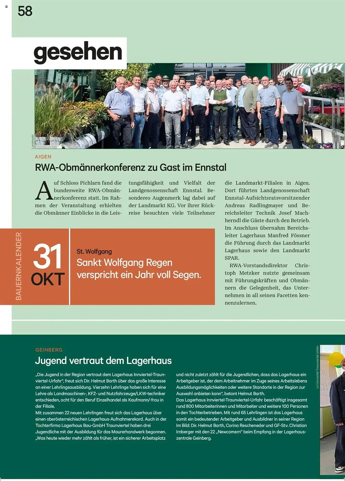 Lagerhaus Flugblatt von 1. November bis 30. November 2025 - Flugblätt seite  58