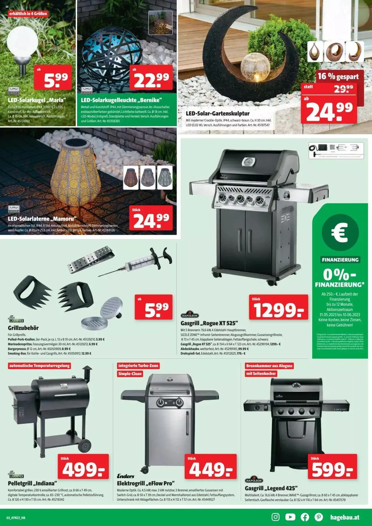 Hagebau Flugblatt von 28. Mai bis 31. Dezember 2023 - Flugblätt seite 3