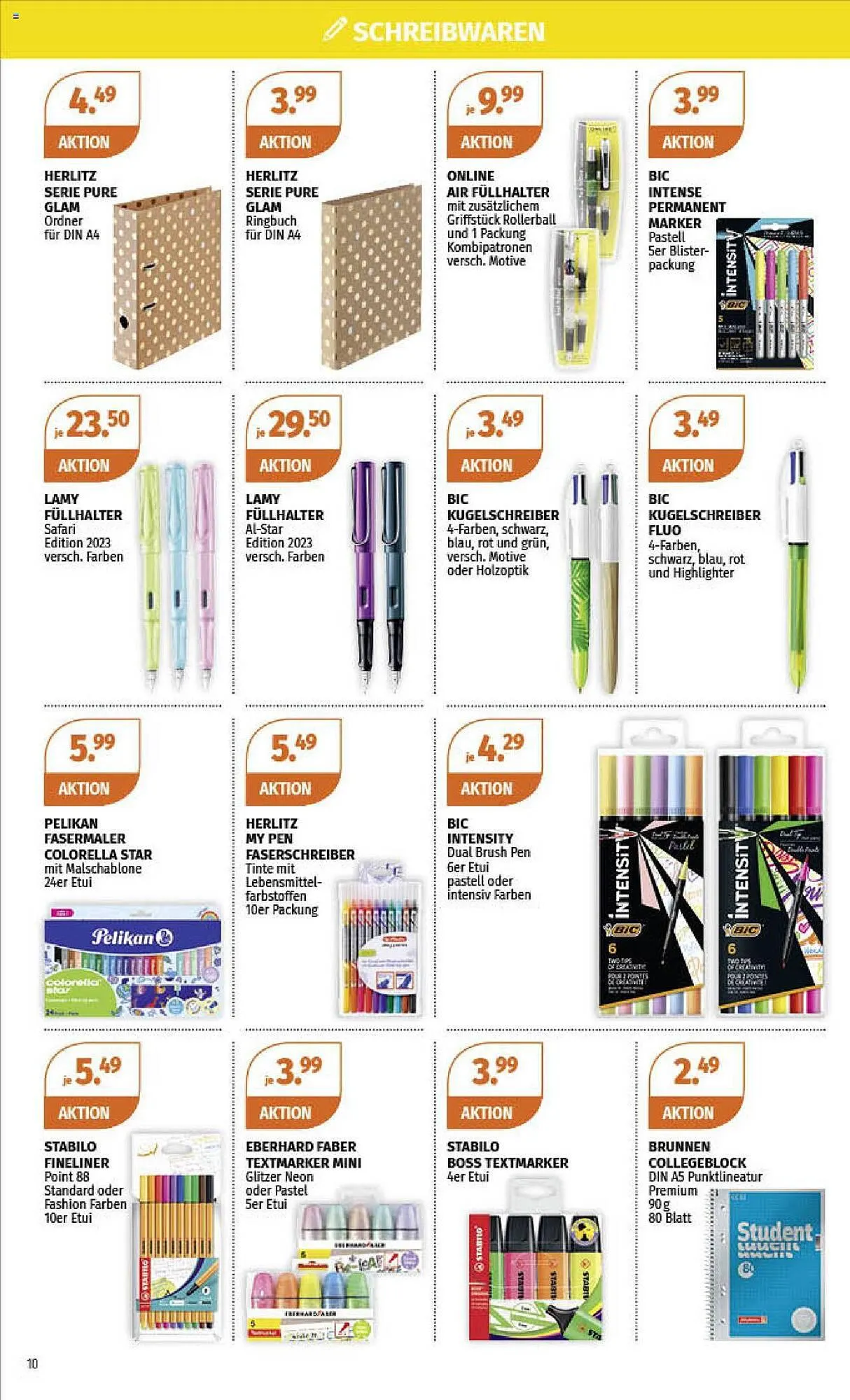 Müller Flugblatt von 28. August bis 16. September 2023 - Flugblätt seite 10