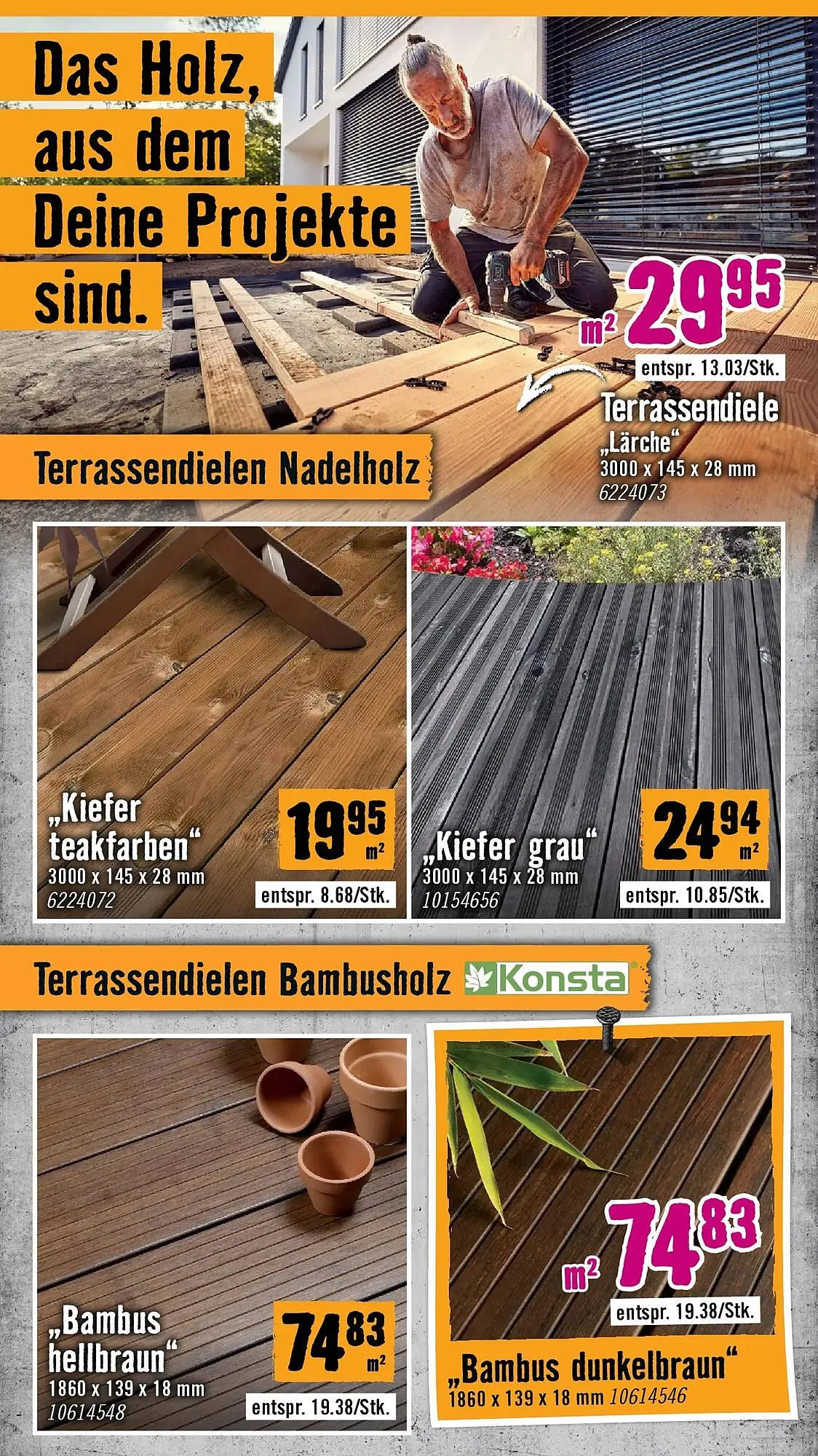 Hornbach Flugblatt von 4. März bis 1. April 2026 - Flugblätt seite  8