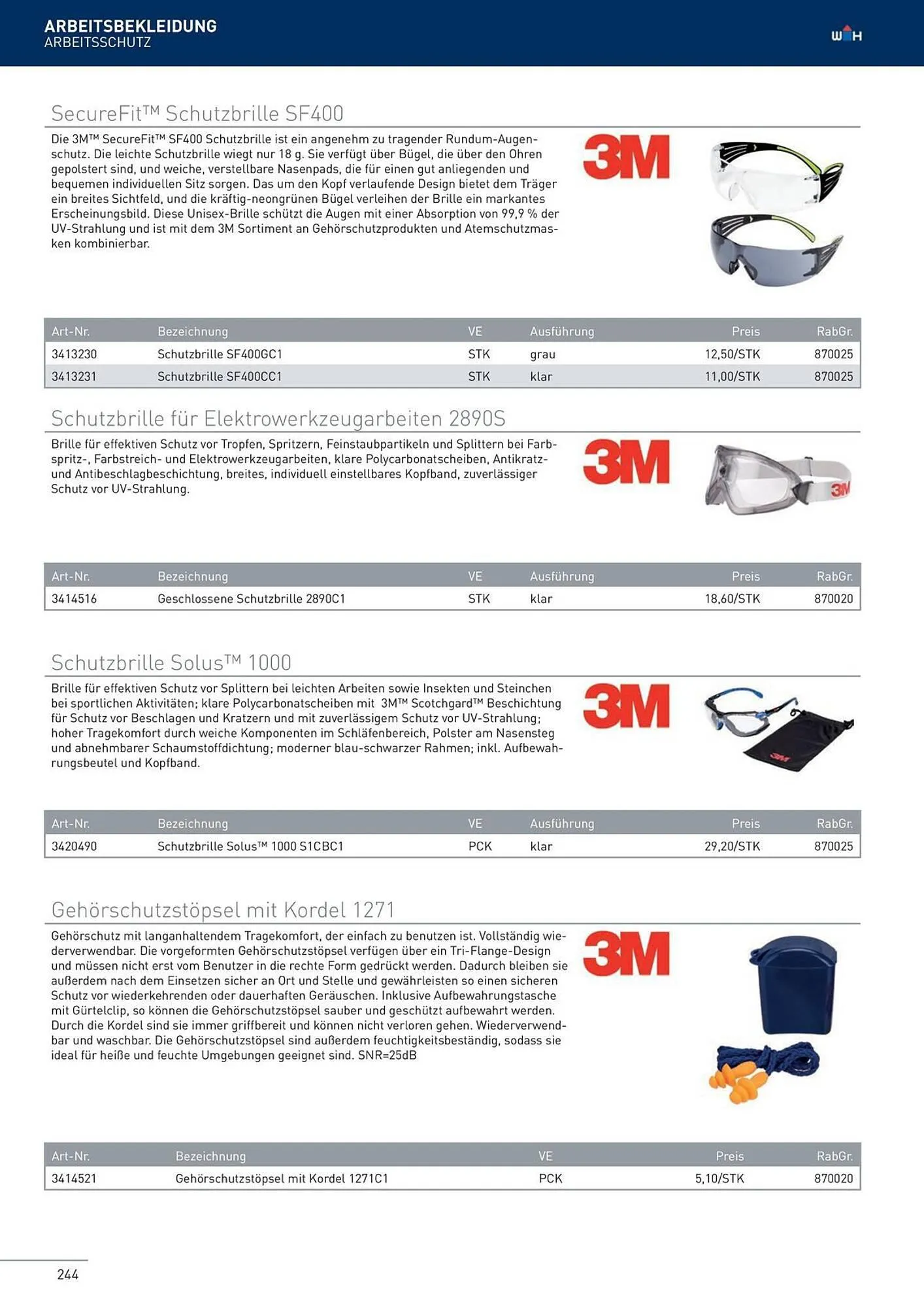 Würth Flugblatt von 22. Februar bis 31. Dezember 2024 - Flugblätt seite 244